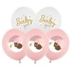 Party Deco PartyDeco Balionų rinkinys "Baby Girl"