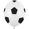 PartyDeco Balionai "Futbolas" 30cm 6 vnt