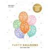 PartyDeco Balionai "Taškeliai" (6vnt)