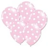 Party Deco PartyDeco Balony 30cm Kropki Pastel Baby Rožinė A50 92425