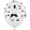 PartyDeco Balionai "Futbolistas" 30cm 6 vnt