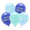 Party Deco Balionų rinkinys "Happy Birthday" 26cm 5 vnt