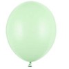 PartyDeco Stiprūs balionai Pistacijų žalia 30 cm, 50vnt
