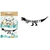 Party Deco PartyDeco GRL40, Juosta, Popierius, Juoda, Vakarams, Sieninis, 900 mm