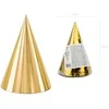 Party Deco PartyDeco Šventinės kepurėlės Auksinės 6vnt