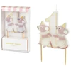 PartyDeco Gimtadienio žvakė numeris 1 Pelytės 7.5cm mišinys 03285