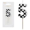 PartyDeco Gimtadienio žvakė Skaičius 5 5.5cm mišrus 30978