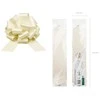 Party Deco Dekoratyvinis kaspinas 40cm 1 vnt kreminis