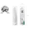 Party Deco Dekoratyvinis kaspinas 30cm 1 vnt sidabrinis