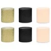 PartyDeco Krepa 5cm/10m A6 mix juoda-auksinė 42629