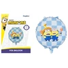 PartyDeco Minion folijos balionas pastilė 35x35 cm mišrus 30411