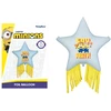 PartyDeco Minion Star Fringe balionas 72x72 30350