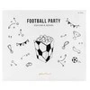 PartyDeco Dėžutės popcorn "Futbolas" 6 vnt 7*7*12cm
