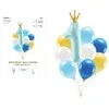 Party Deco PAL Rinkinys balonów Roczek mėlyna 9szt