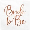 Party Deco Servetėlės 3 sluoksnių baltos "Bride to be"
