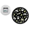 Party Deco Popierinės lėkštutės "Game" 6vnt 23cm