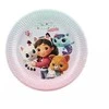 Party Deco PartyDeco Talerzyki Koci Domek Gabi mix 23cm A6 TPP103 99388
