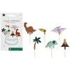 Congeepl PartyDeco dinozaurų torto papuošimai 8-12 cm mišinio A6 25912