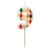 Party Deco PartyDeco gimtadienio žvakė Nr. 9, rombo formos, 55 cm, mišinio spalva 67400