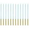 Party Deco PartyDeco wieczki urodz.gładkie j.błękit 14cm A12 67646