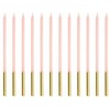 Party Deco PartyDeco wieczki urodz.gładkie róż14cm A12 67769