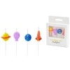 Party Deco Žvakutės gimtadienio 4 vnt vaikiškos 3cm