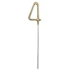 PartyDeco Zimne ognie Cyfra 4 auksinė 15cm 87262