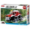 Sluban visureigių automobilių blokai Jeep Car Club 145 vnt Vaikų dienos rinkinys