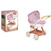Lėlių vežimėlis Smoby Baby Nurse, balta/rožinė