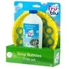 TM Toys Muilo burbulų rinkinys su medžiu ir skysčiu 0,4L, 3+, mėlyna/geltona