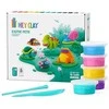 TM Toys TM Žaislai Hey Clay Egzotiniai Gyvūnai 15 Skardinių