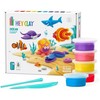 Hey Clay MEGA RINKINYS iš plastikinio molio Vandenyno gyvūnai + priedai Tm Toys