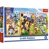 Dėlionė TREFL PAW PATROL Dėlionių rinkinys „Šunyčių komanda“, 3 x 80 det.