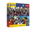 Trefl Dėlionė 4x88 PremPlus Kids Bohat.sš wród nas 34697