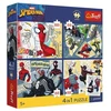 Trefl Dėlionė 4x88 PremPlus Kids Sieć zabawy 34705