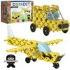 Prijunkite 2in1 blokus Jeep Plane Awionetka Trefl