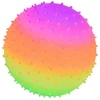 VINILINIS MASAŽINIS KAMUOLYS SU DYGLIAIS RAINBOW 23CM 90G ENERO 1078618