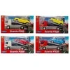WELLY 1:57 truck Scania+samochód 01362 13625