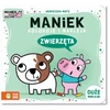 ZIELONASOWA Maniek koloruje i nakleja Zwierzęta 81317