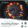 Nerūdijančio plieno lankstūs iešmai – skirti Kamado Big Žalias Egg Weber Ninja Foodi – puikiai tinka kepsninėms su uždaru dangčiu (2 vnt)