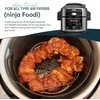 Nerūdijančio plieno lankstūs iešmai – skirti Kamado Big Žalias Egg Weber Ninja Foodi – puikiai tinka kepsninėms su uždaru dangčiu (2 vnt)
