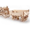 Medinis konstruktorius UGEARS Tractor's trailer. Traktoriaus priekaba