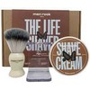 Men Rock The Life Shaver Sandalwood Essential Shaving Kit Skutimosi priemonių rinkinys, 1vnt