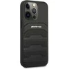 Apple iPhone 14 Pro Mercedes AMG odinis dėklas Debossed Lines (AMHCP14LGSEBK) juodos spalvos