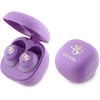 Guess 4G Logo Mini TWS belaidės ausinės violetinės spalvos