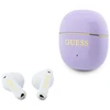 Ausinės Guess Auksinė Line Glossy Classic Logo TWS Belaidės Earphones Violetinė