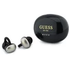 Ausinės Guess Metallic Finish Classic Logo OWS Belaidės Earphones Juodas