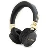 Guess PU Leather 4G Metal Logo belaidės ausinės juodos spalvos