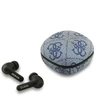 Guess PU 4G Metal Logo ENC TWS belaidės ausinės mėlynos spalvos