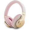 Guess Bluetooth on-ear ausinės GUBH604GEMP rožinė 4G Script